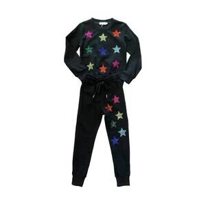 NEW TWEENSTYLE girl's sequin stars set in black